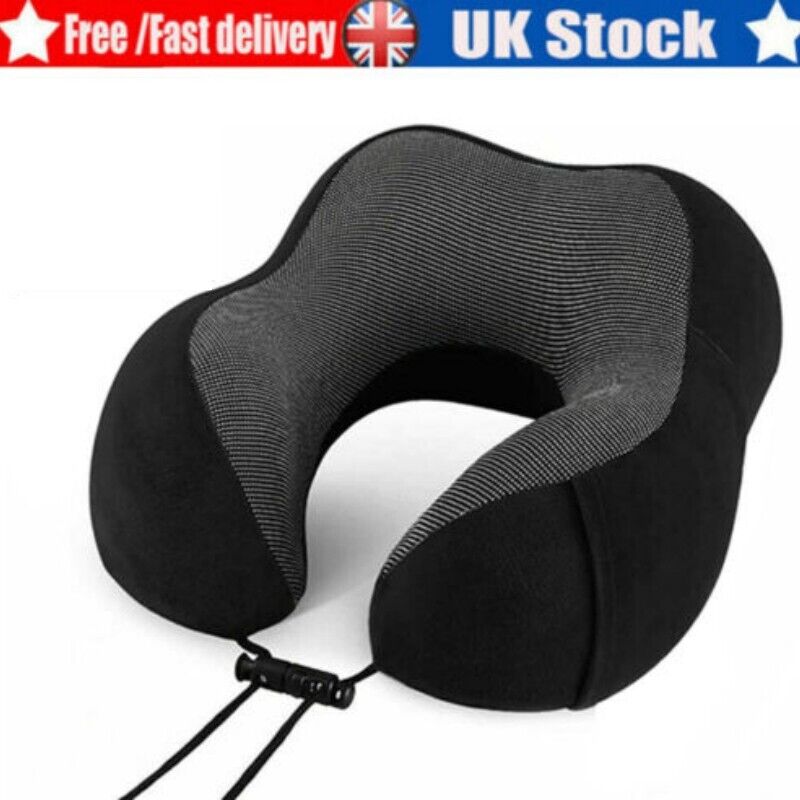 Memory Foam Travel Pillow – Arrive Refreshed with Neck Support for Flights, Cars & Office Naps