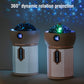 Projection Night Light Aroma Diffuser – USB Rechargeable Essential Oil Humidifier & Mist Maker