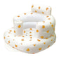 Baby Inflatable Support Seat – Safe Floor Seater for Babies 3 Months & Up, Portable & Easy to Clean