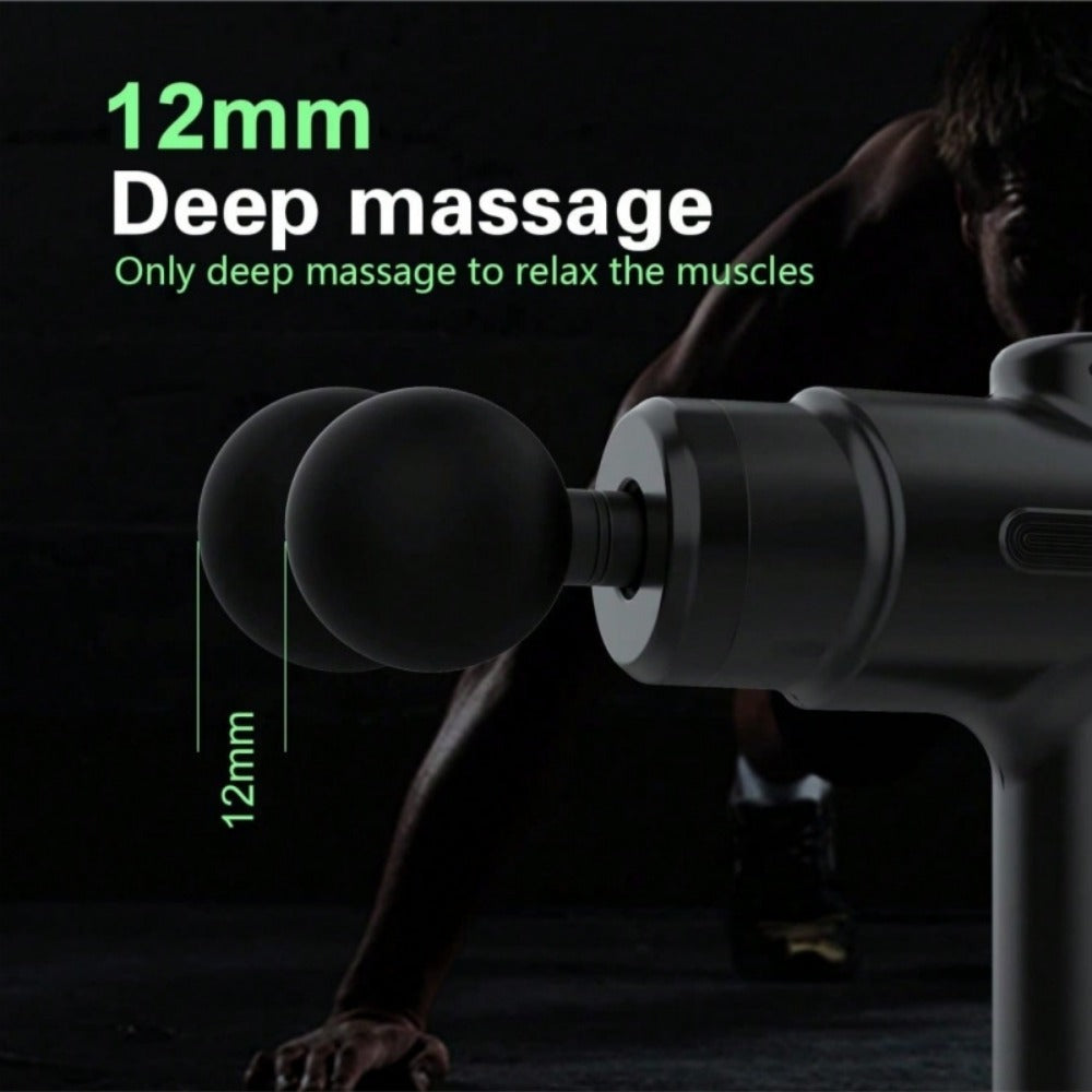 Massage Gun Deep Tissue Percussion Massager for Athletes – 8 Massage Heads