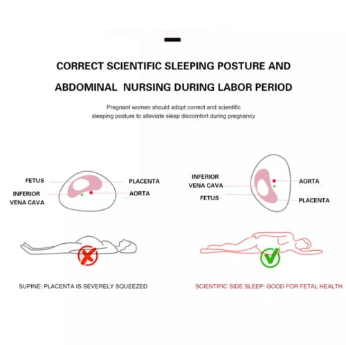 U-Shaped Pregnancy Pillow – Full-Body Maternity Support for Back, Hips, Belly & Better Sleep
