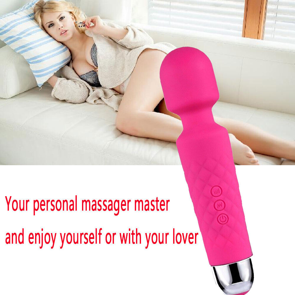 20-Speed Handheld Massager Wand – Powerful Full-Body Vibration Therapy for Instant Muscle Relief