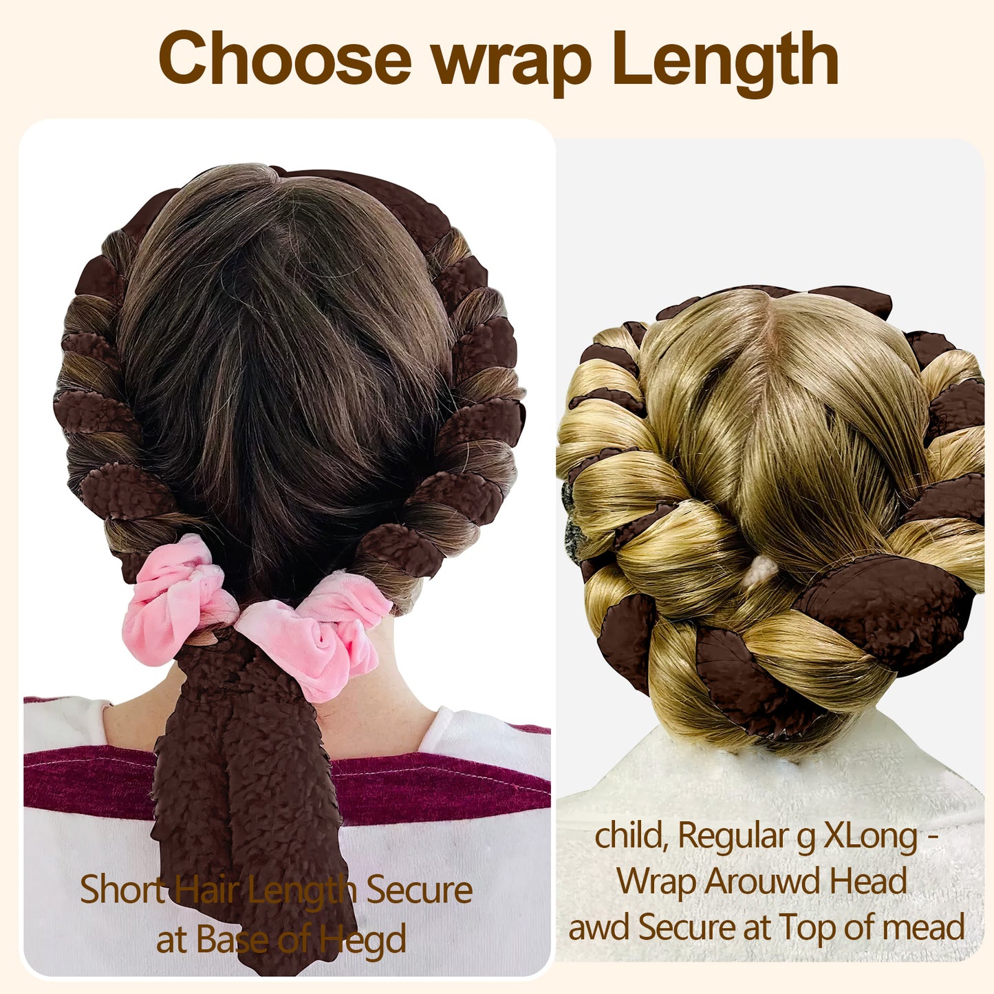 Satin Heatless Hair Curler – Wake Up to Beautiful Overnight Curls with Zero Heat Damage