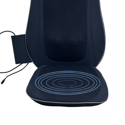 Shiatsu Back & Waist Massager with Heat – Deep Kneading Relief for Muscle Pain & Tension, Dark Blue