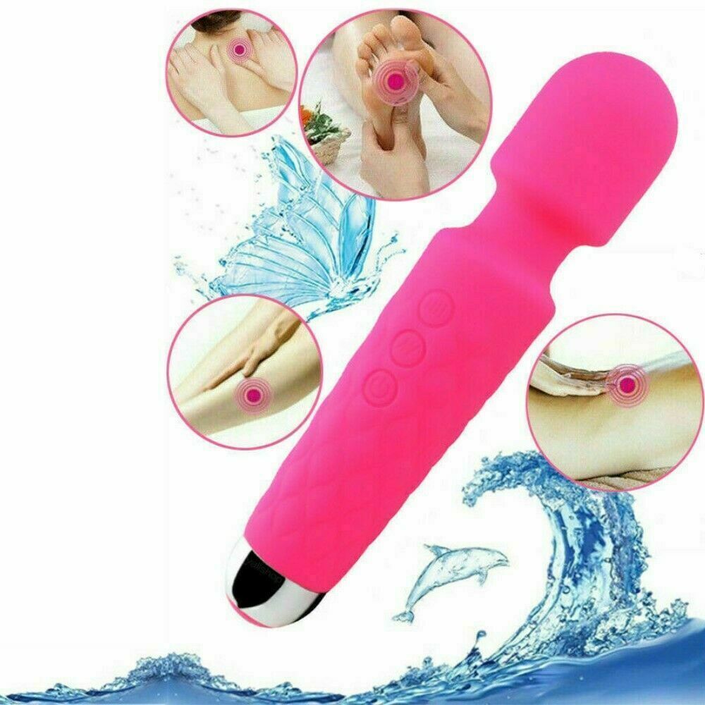 20-Speed Handheld Massager Wand – Powerful Full-Body Vibration Therapy for Instant Muscle Relief