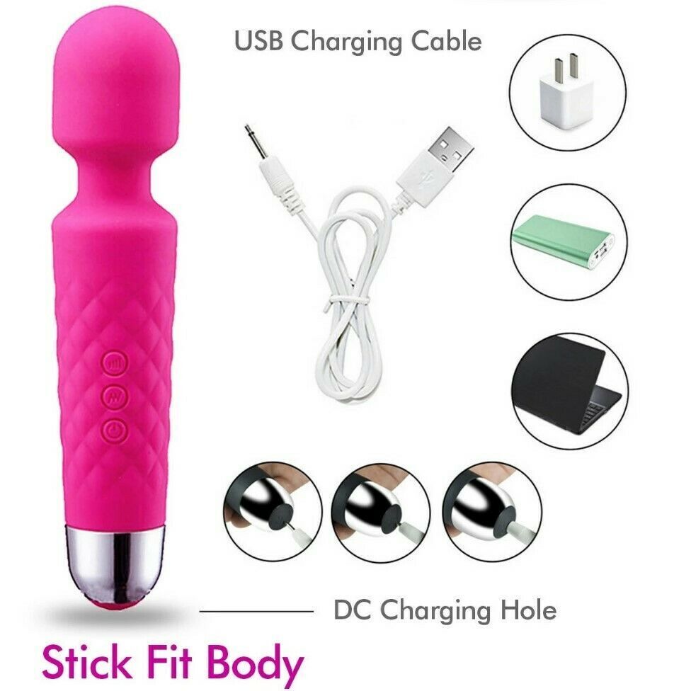 20-Speed Handheld Massager Wand – Powerful Full-Body Vibration Therapy for Instant Muscle Relief