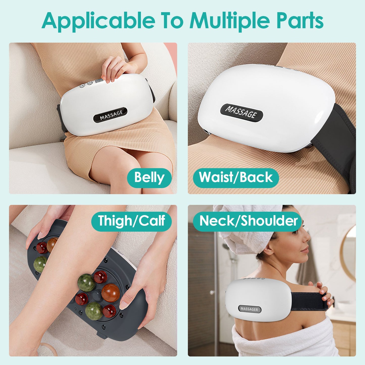 Electric Abdominal Massager – Anti-Cellulite Belly & Stomach Kneading Machine