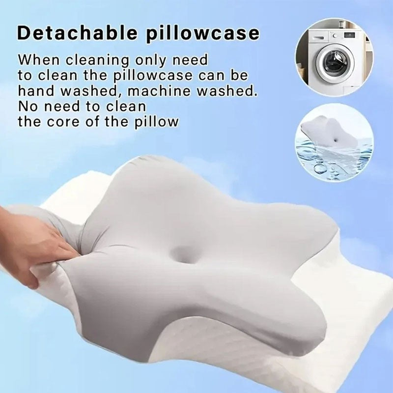 Orthopedic Cervical Memory Foam Pillow – Wake Up Pain-Free with Neck & Spine Support & Anti-Snore Design