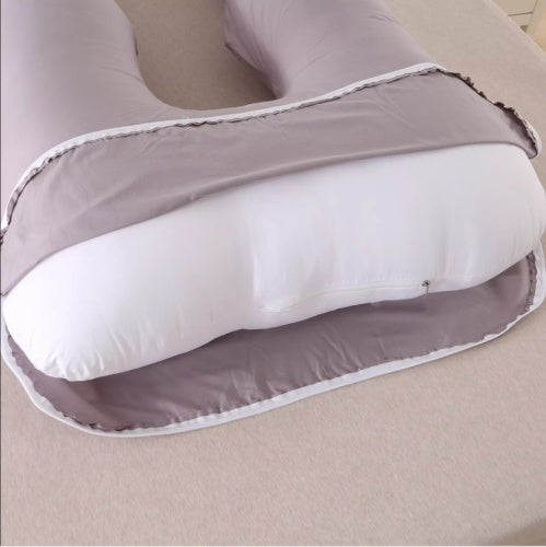 U-Shaped Pregnancy Pillow – Full-Body Maternity Support for Back, Hips, Belly & Better Sleep