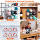 4-Tier Stackable Bottle Organizer – Transparent 12-Bottle Storage Holder for Fridge, Kitchen & Pantry