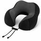 Memory Foam Travel Pillow – Arrive Refreshed with Neck Support for Flights, Cars & Office Naps