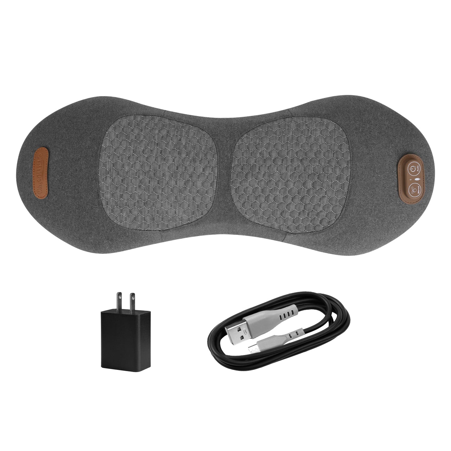 3-in-1 Electric Lumbar Massager Support Pillow – Memory Foam Back Massager with Heat, Vibration & Airbag