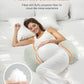 W-Shaped Pregnancy Wedge Pillow – Compact Maternity Support for Back, Belly & Hips During Sleep