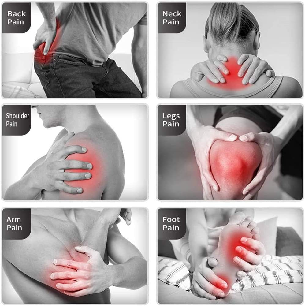 Electric Shiatsu Neck, Back & Shoulder Massager With Heat – Deep Tissue Kneading