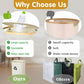 Large Recycling Container with Lid – Eco-Friendly Deposit Bottle & Recyclable Storage Organizer, Beige