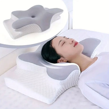 Orthopedic Cervical Memory Foam Pillow – Wake Up Pain-Free with Neck & Spine Support & Anti-Snore Design