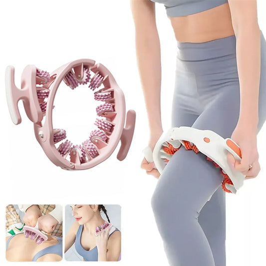 Manual Cellulite Massager Roller – Smooth Skin & Muscle Relief for Legs, Neck, Arms & Feet