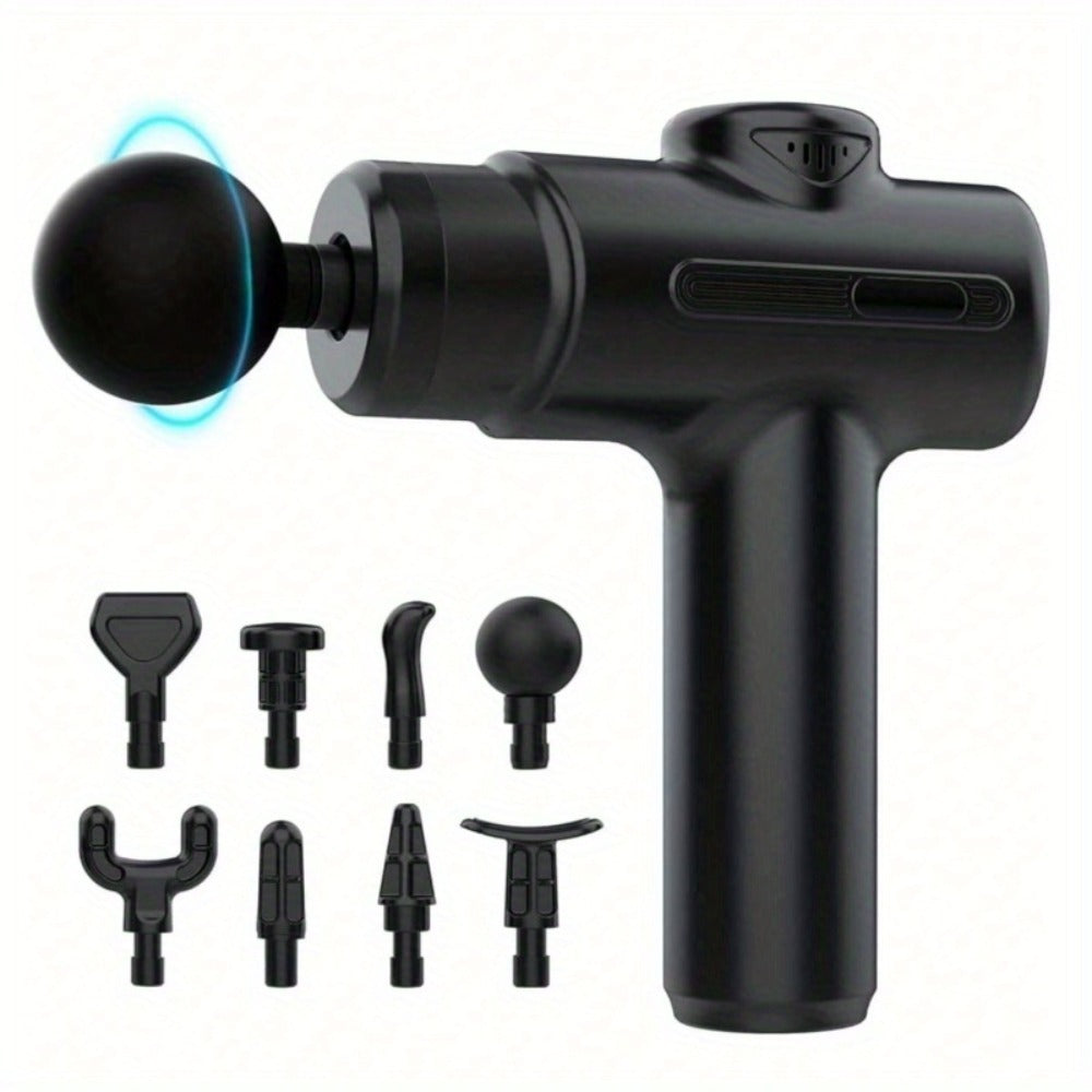 Massage Gun Deep Tissue Percussion Massager for Athletes – 8 Massage Heads