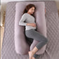 U-Shaped Pregnancy Pillow – Full-Body Maternity Support for Back, Hips, Belly & Better Sleep