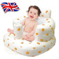 Baby Inflatable Support Seat – Safe Floor Seater for Babies 3 Months & Up, Portable & Easy to Clean