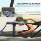 Folding Reclining Lounge Chair – Adjustable Portable Chair for Indoor & Outdoor Relaxation, Gray