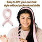 Satin Heatless Hair Curler – Wake Up to Beautiful Overnight Curls with Zero Heat Damage