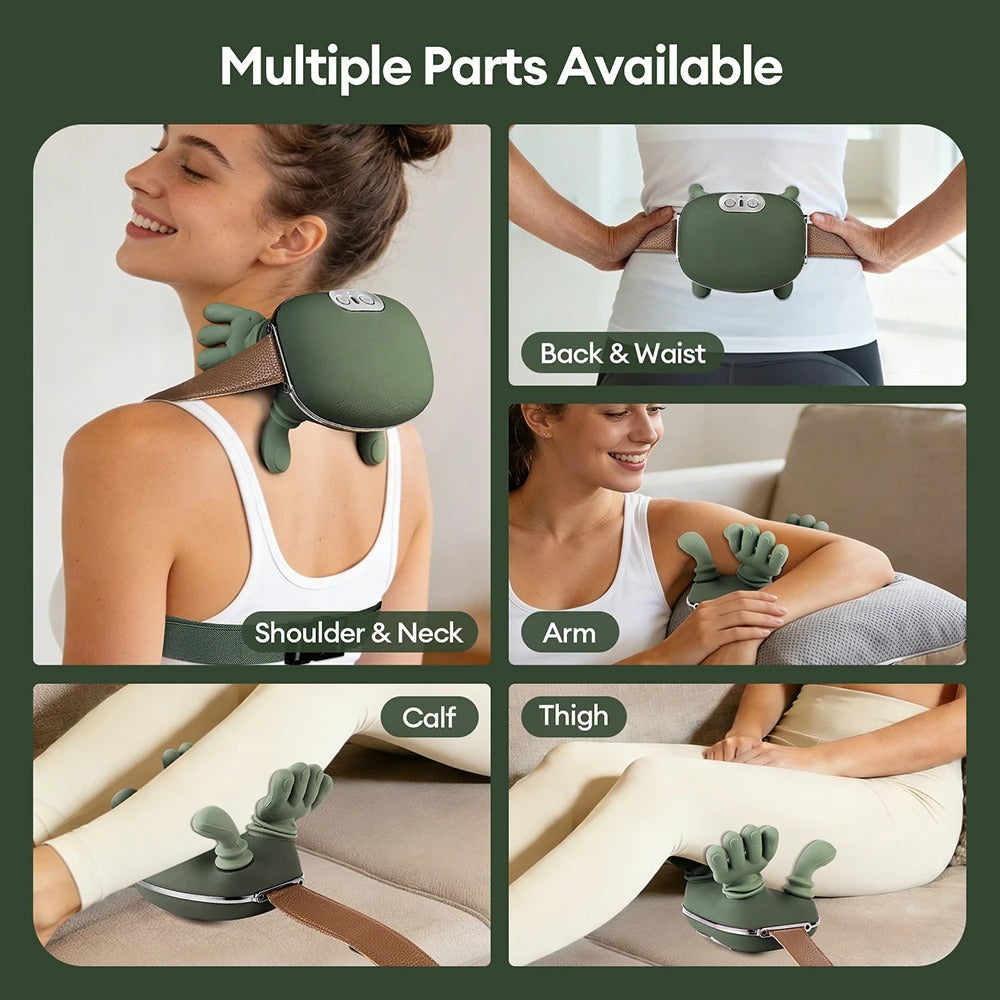 Bionic Finger Neck & Shoulder Massager – Wireless Kneading Shawl for Deep Trapezius Relief