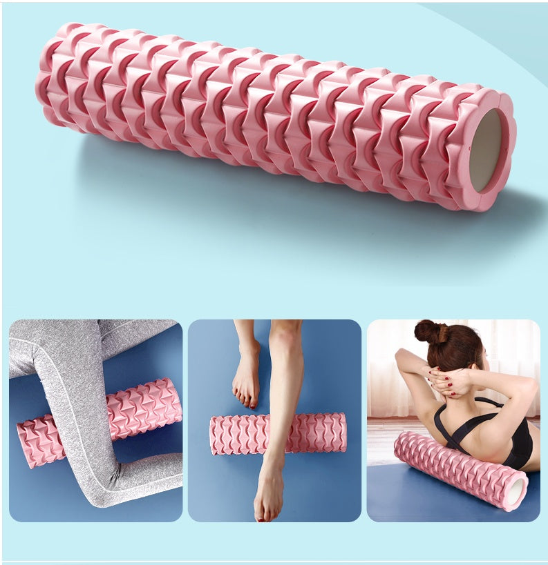 Foam Massage Roller – Deep Muscle Recovery, Myofascial Release & Leg Slimming for Fitness & Wellness