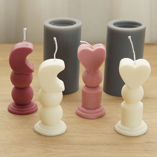 Aromatherapy Candle & Gypsum Silicone Mold – DIY Scented Candle, Wax Melt & Wellness Decoration Kit