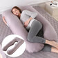U-Shaped Pregnancy Pillow – Full-Body Maternity Support for Back, Hips, Belly & Better Sleep