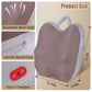 Cordless Shiatsu Back & Waist Massager with Heat – Rechargeable Kneading Lumbar Massage Pillow