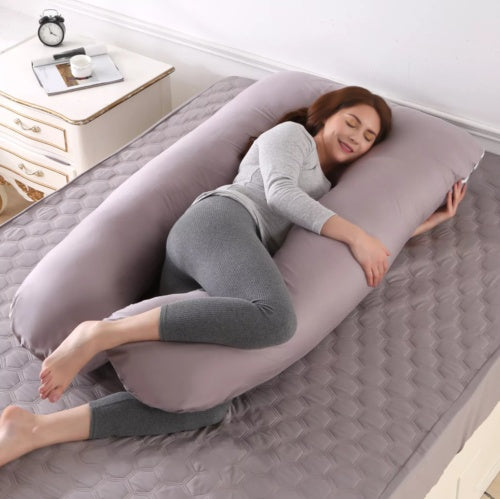 U-Shaped Pregnancy Pillow – Full-Body Maternity Support for Back, Hips, Belly & Better Sleep