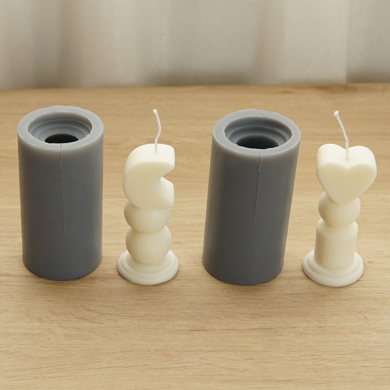 Aromatherapy Candle & Gypsum Silicone Mold – DIY Scented Candle & Wax Melt Making Kit